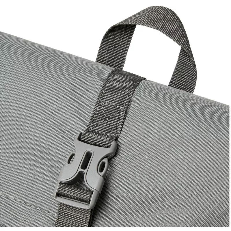 City-Rucksack Rivacase Gremio Grau Polyester rPET 280x135x430mm