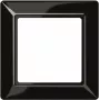 Jung Rahmen 1-fach schwarz horizontal/vertikal AS 581 SW (AS581SW)