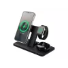 Fixed | MagPowerstation 3-in-1 kabellose Ladestation mit MagSafe-Halterung | FIXMPOS-BK | Schwarz