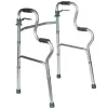 Rehabilitations-Gehtrainer REHA FUND RF-133 3in1, Aluminium/Stahl-Rahmen, verstellbare Höhe 81–99 cm, 2 Räder, Sitz, max. Belastung 100 kg