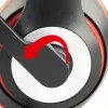 Kabelgebundenes Gaming-Headset GEMBIRD MHS-03-BKRD — binaural, ohrumschließend, 3,5 mm, 1,8 m Kabel, rot/schwarz