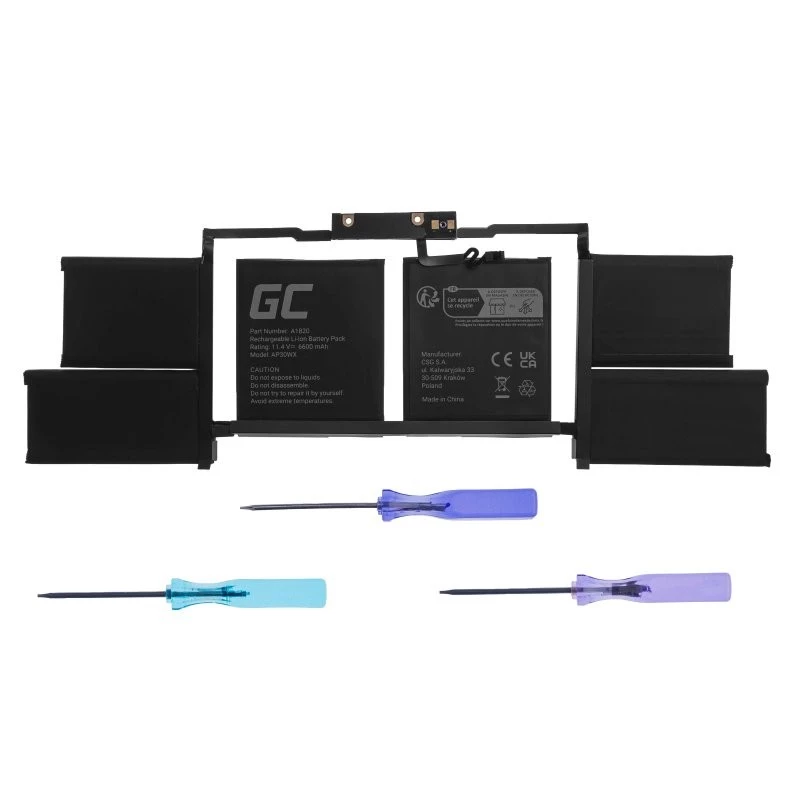 Batterie Grün Cell AP30WX für Apple MacBook Pro 15 A1707