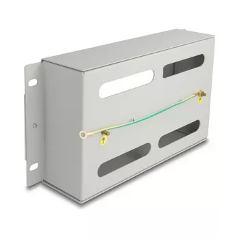 Abdeckleiste DELOCK 67319 für Rack, Metallgehäuse grau, 1 Stück