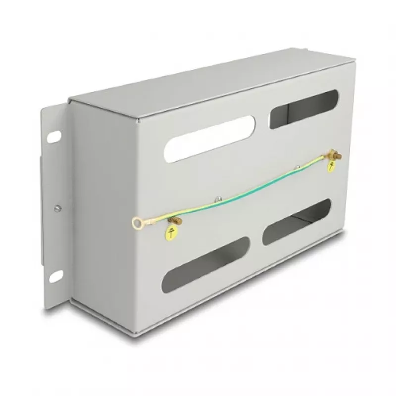 Abdeckleiste DELOCK 67319 für Rack, Metallgehäuse grau, 1 Stück