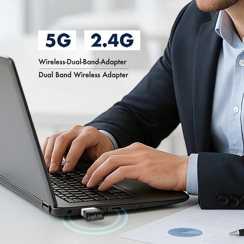 Wireless USB WLAN Adapter, 11ac, 650 Mbit