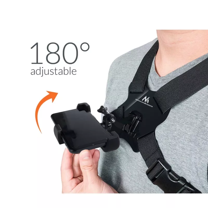 Sportgurt MACLEAN MC-445 — universelle Brusthalterung für Telefone, Kameras und GoPro