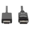 Adapterkabel DisplayPort 1.2 mit Verriegelung 4K 60Hz UHD Typ DP/HDMI A M/M schwarz 2 m
