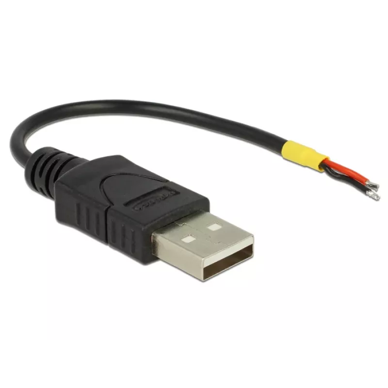 USB-Kabel DeLOCK 85250 USB 2.0 0,1 m Schwarz