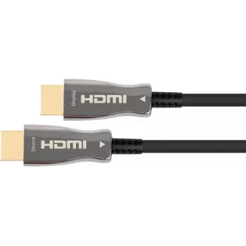 AOC Hybrid Ultra-High-Speed HDMI 2.1 Kabel, 8K @60Hz / 4K @120Hz, 48 GBit/s, schwarz, 50m, PYTHON (AOC-H21050)