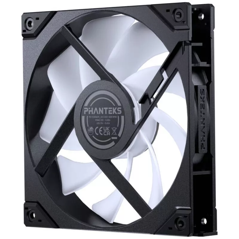 PHANTEKS M25 Gen2 PWM D-RGB 140 mm Lüfter-3er-Pack, Schwarz