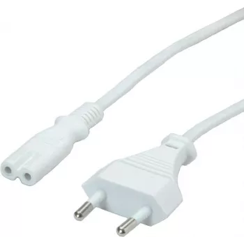Value 19.99.2091 Netzkabel Weiß 3 m CEE7/16 IEC 320 (19.99.2091)