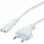 Value 19.99.2091 Netzkabel Weiß 3 m CEE7/16 IEC 320 (19.99.2091)