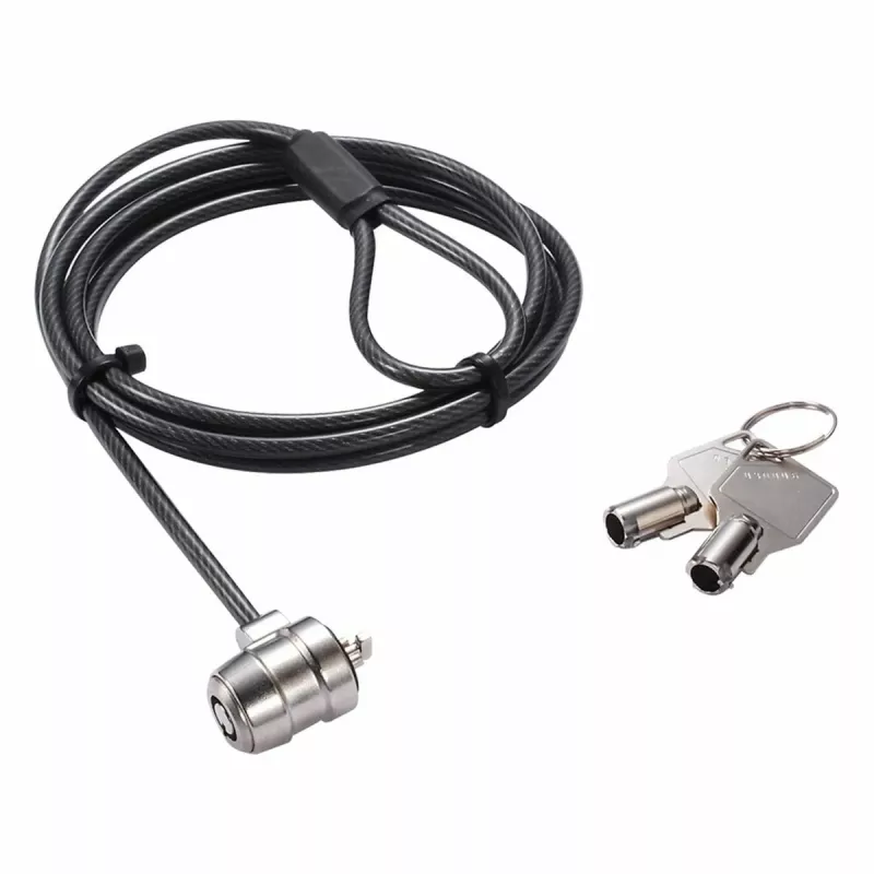 Dicota Sicherheitskabel T-Lock Base, mit Schlüssel, 3x7mm Slot