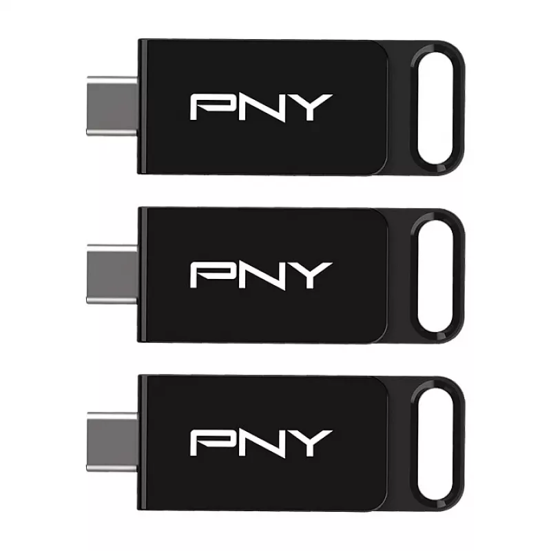 USB-Stick PNY Elite 128 GB USB Type-C 3.2 Gen 1 (3.1 Gen 1) Schwarz