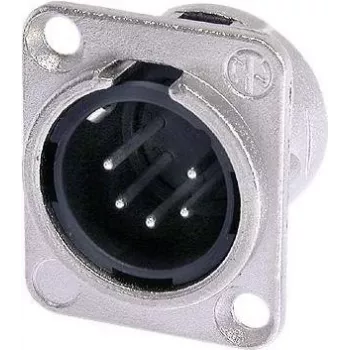 Neutrik NTR-NC5MDL1 - -30 - 80 °C - Schwarz - Silber - UL - UL 94 HB - IEC 61076-2-103 - IP 40 - IEC 68-2-20 (NC5MDL1)