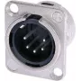 Neutrik NTR-NC5MDL1 - -30 - 80 °C - Schwarz - Silber - UL - UL 94 HB - IEC 61076-2-103 - IP 40 - IEC 68-2-20 (NC5MDL1)