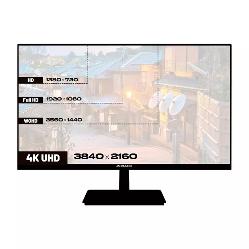 JAPANNEXT 4K UHD Monitor 71,1 cm (28 inch) 3840x2160 Pixel, IPS Panel, 5 ms, 60 Hz, AMD FreeSync, HDMI, DisplayPort (JN-I280UHD60F-P)