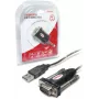 UNITEK Y-105 serielles Kabel Schwarz 1,5 m USB Typ-A DB-9
