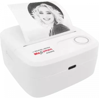 Taschendrucker EASYPIX InstantFUN P1 — kompakter Bluetooth-Fotodrucker, tragbarer Sofortdruck