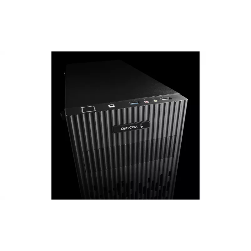 PC-Gehäuse DeepCool Matrexx 30 Mini Tower — Micro ATX, Tempered Glass, 3x3,5 Zoll / 2x2,5 Zoll Einschübe, GPU bis 25 cm