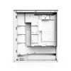 PC-Gehäuse NZXT H7 Flow RGB Midi Tower Weiß — gehärtetes Glas, EATX, vorne 3×120mm, USB-C