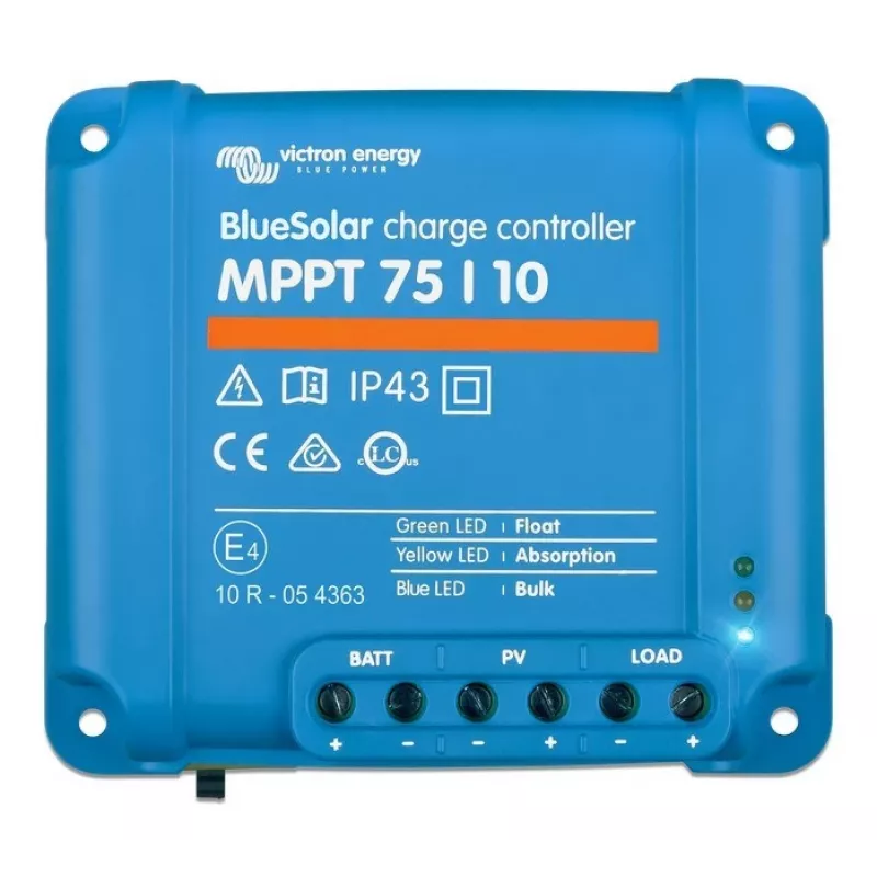 Solar-Laderegler BlueSolar PWM-LCD&USB 12/24V 10A von Victron Energy