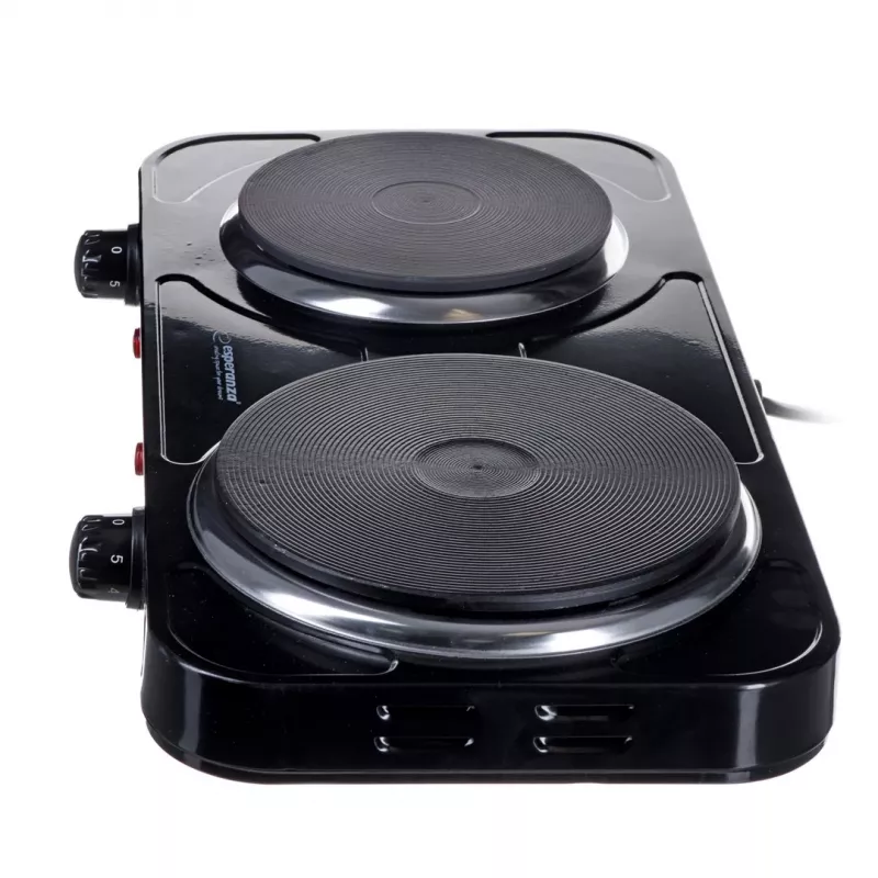 Esperanza EKH014K Elektroherd 2 Zonen, Schwarz