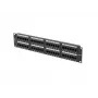 Patchpanel LANBERG PPU5-2048-B 48-Port 2U 19 Zoll Kategorie 5e UTP, schwarz