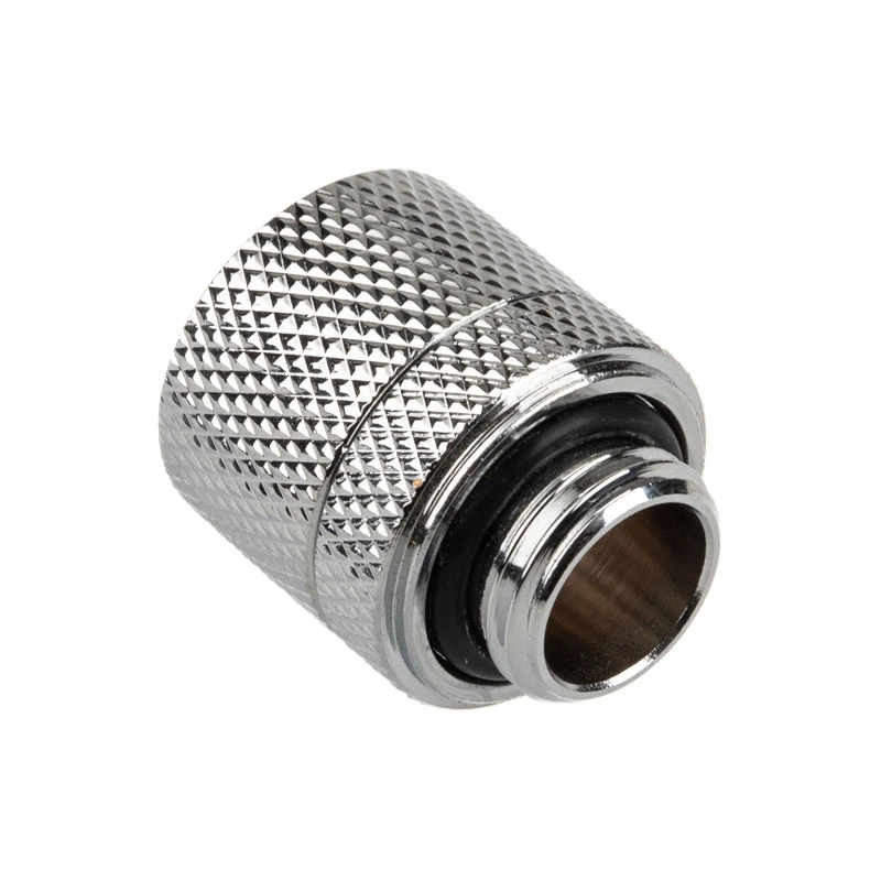 Alphacool Eiszapfen Connector gerade G1/4 Zoll AG auf 13/10 mm – Chrom Silber