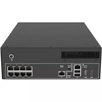 Netzwerkvideorekorder - 8 IP-Kanäle - 4 TB HDD - PoE-Switch - HDMI - USB 3.2