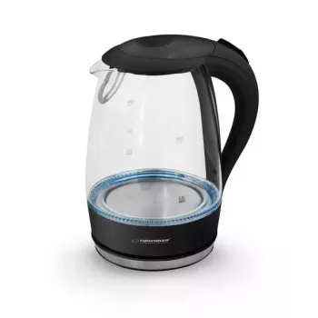 Esperanza - Wasserkocher Salto Angel EKK011K 2200W 1,7l Schwarz (EKK011K)