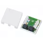 Kabelverbinder Alantec GN002 2×RJ45 Buchse–Buchse weiß gerade Kunststoff