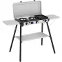 Camping Kitchen 2 Multi Cook Plus, Gaskocher Grau, 2 Kochzonen 2x 1,8 kW + Grillplatte 0,9 kW, Modell 2025