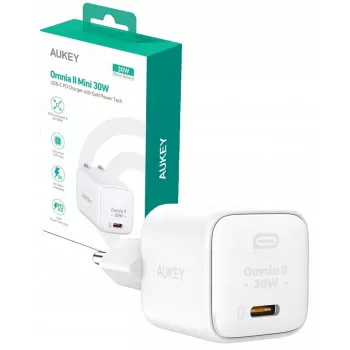 Wandladegerät PA-B1L Weiß Omnia II Mini 1xUSB-C PowerDelivery 30W 5A