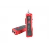 LANBERG Netzwerkkabeltester NT-0501 — RJ-11/RJ-12/RJ-45-Unterstützung, max. Länge 250 m, integrierte Batterie, LED-Anzeigen, schwarz
