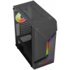 Aerocool Scape-G-BK-v2 Midi-Tower, Tempered Glass, FRGB - schwarz