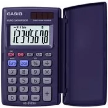 Finanztaschenrechner Casio HS-8VERA Pocket 8 Digits Blau