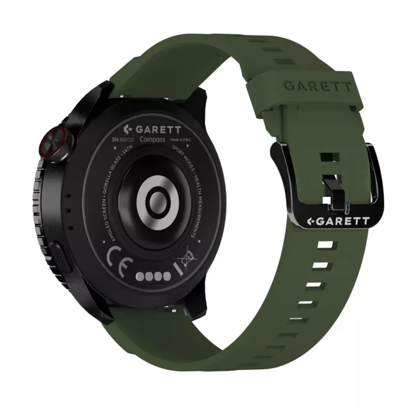 Smartwatch Garett Compass GPS schwarz — Garett Compass GPS Smartwatch, schwarz