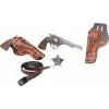 Revolver 8-Schuss 2 Stück + Abzeichen GONHER 158/0 Pulio