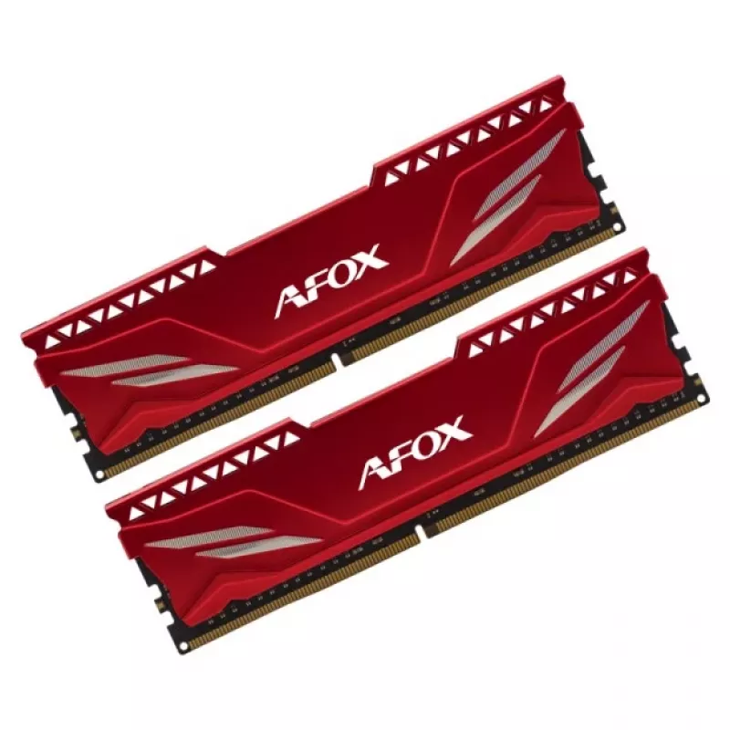 Desktop RAM AFOX GAMING DDR4 2×16GB 32GB 3200MHz CL16 1,35V XMP2 Rot