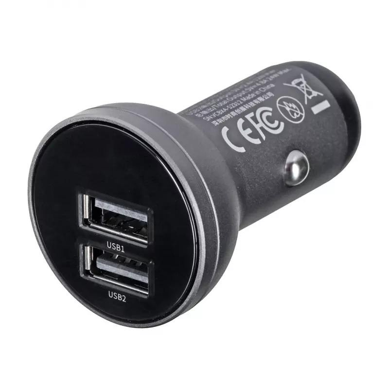 Baseus CCBX-0G mobiles Ladegerät Universal Schwarz, Grau, Zigarettenanzünder fürs Auto