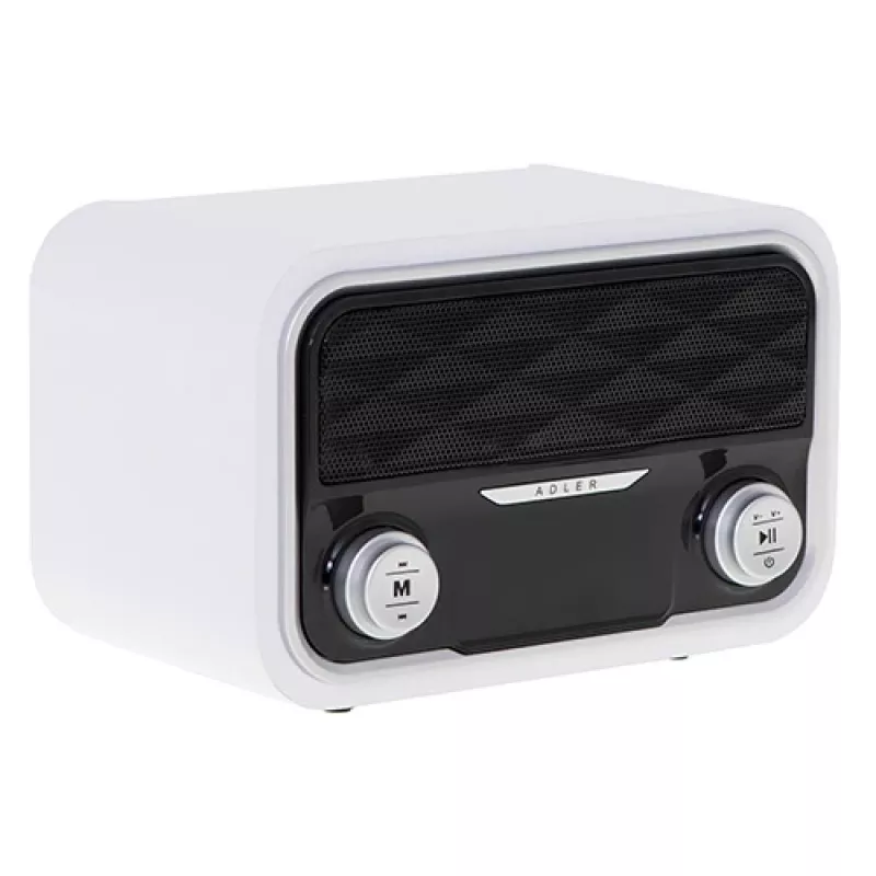 Tragbares Radio Adler AD 1185 – FM, Bluetooth 4.0, MP3, SD-Karte, AUX, 1800 mAh Akku, LCD-Anzeige, Micro-USB-Ladung