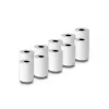 QOLTEC Papier-Etikettendrucker-Etiketten, 5,7 cm Breite, weiß, 55 g/m², 10er-Pack (Modell 51896)