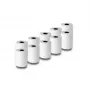 QOLTEC Papier-Etikettendrucker-Etiketten, 5,7 cm Breite, weiß, 55 g/m², 10er-Pack (Modell 51896)