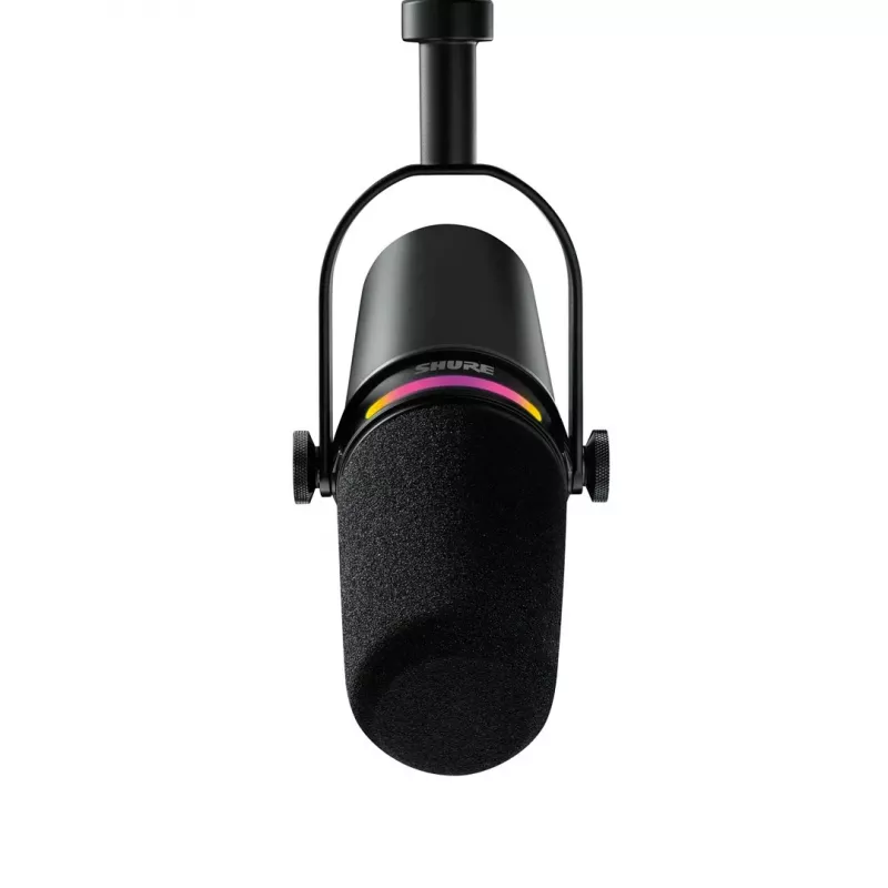 Shure MV7+-K - Vortrags- und Gesangsmikrofon mit XLR/USB-C-Anschluss, schwarz
