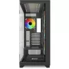 ELITE SHARK CA500, Tower-Gehäuse schwarz, 2x gehärtetes Glas