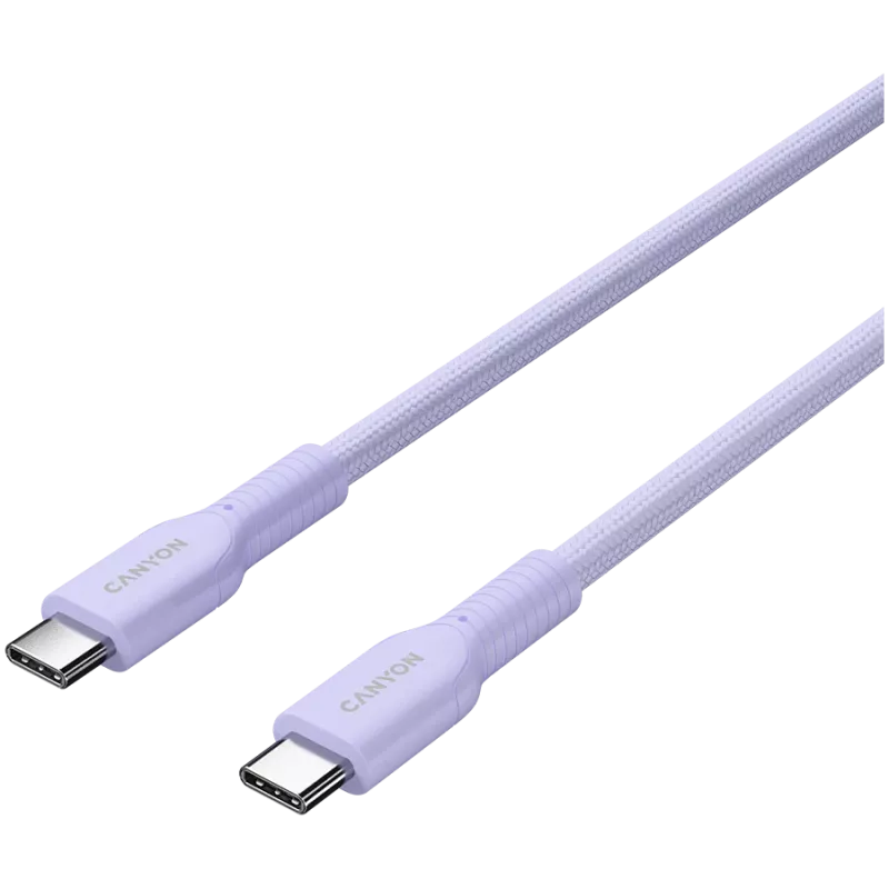 CANYON Kabel OnWire 60CL C-C 60W COLOR Geflochten 1m Lila