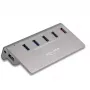 DeLOCK USB-Hub 10 Gbit/s 4 Typ-A-Anschlüsse 1 Schnellladeanschluss