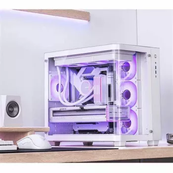 Computer-Gehäuse Jonsbo TK-3 ATX-Gehäuse Weiß
