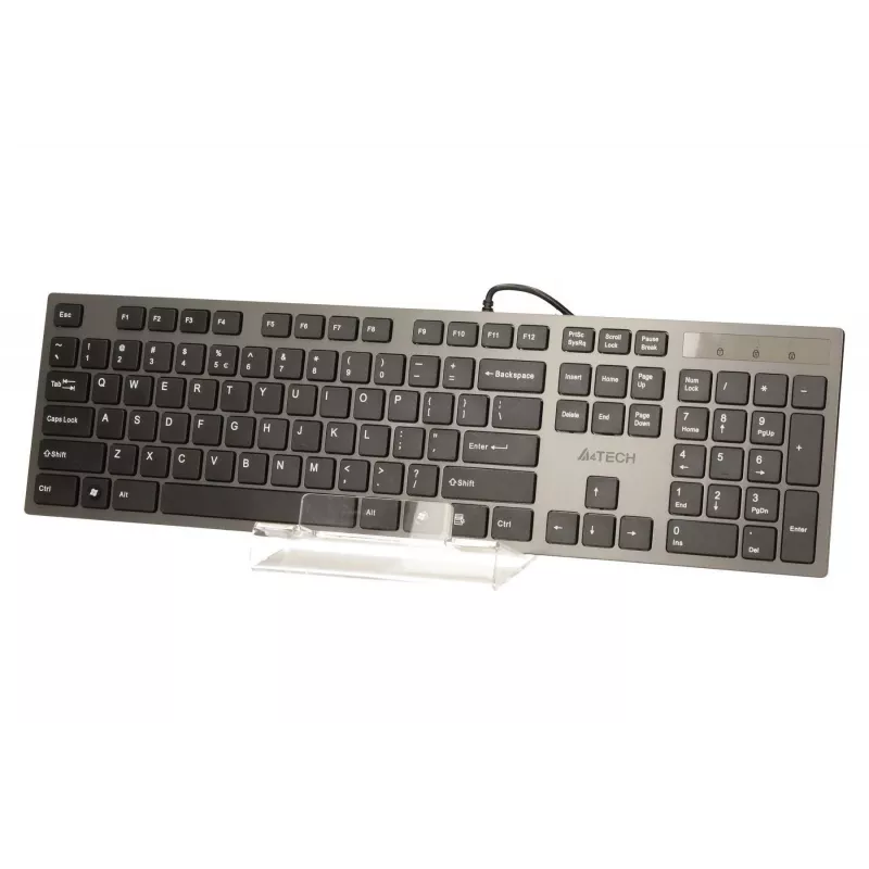 A4Tech KV-300H Tastatur USB QWERTY Schwarz, Grau
